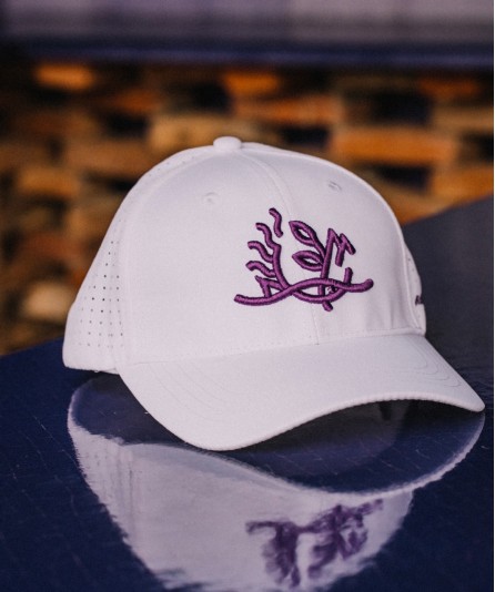 Casquette logo Domaine de Murtoli Blanc/Violet