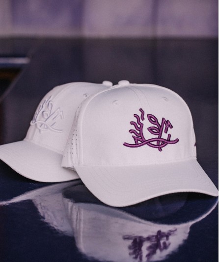 Casquette logo Domaine de Murtoli Blanc/Violet