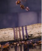 Bracelet violet ZAZA