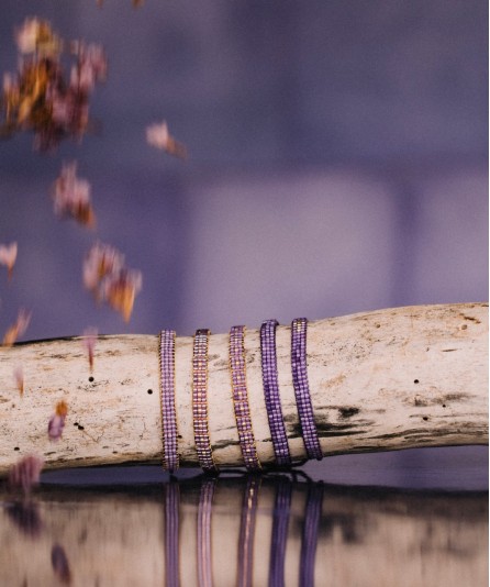 Bracelet violet ZAZA