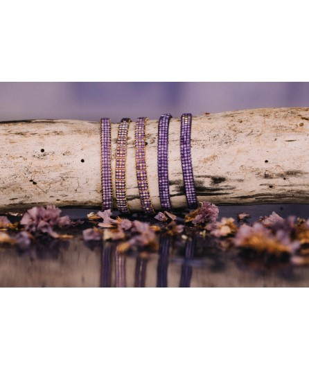 Bracelet violet ZAZA