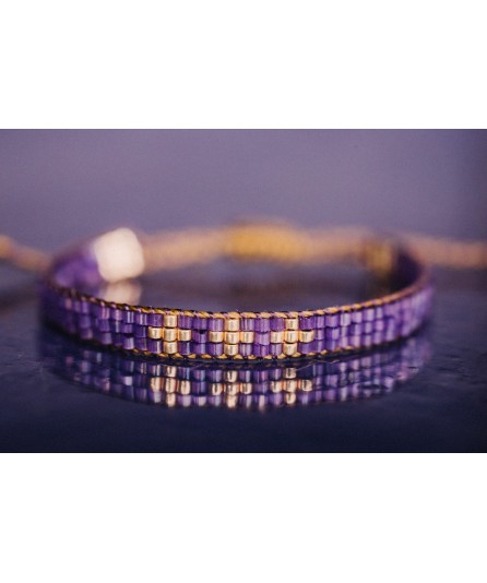 Bracelet violet ZAZA