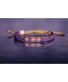 Bracelet violet ZAZA